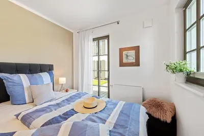 Ein Bett oder Betten in einem Zimmer der Unterkunft Schulstr. 15 