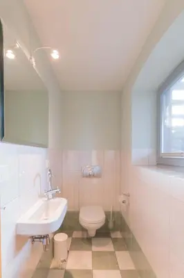 Ein Badezimmer in der Unterkunft Dünenhof DÜNENHOF Whg. D-05