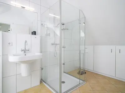 Ein Badezimmer in der Unterkunft Dünenhof DÜNENHOF Whg. D-09