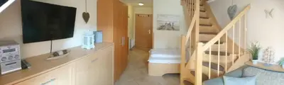 Ein Badezimmer in der Unterkunft Schulstrasse 10a App.