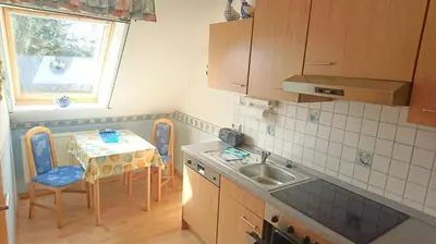 Küche/Küchenzeile in der Unterkunft Schulstrasse 10a App.