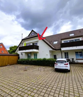 Das Gebäude in dem sich die Ferienwohnung befindet