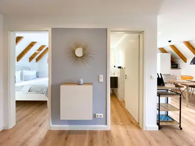 Ein Bett oder Betten in einem Zimmer der Unterkunft Beach Loft