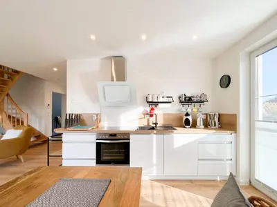 Küche/Küchenzeile in der Unterkunft Beach Loft