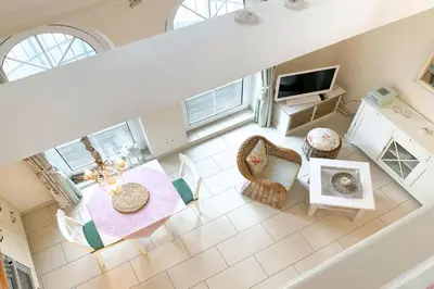TV/Unterhaltungsangebot in der Unterkunft Rosenblüte