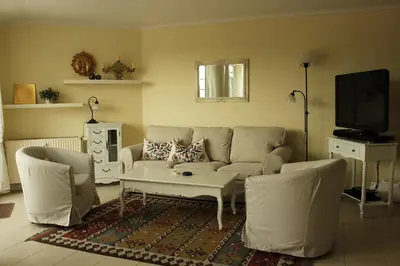 TV/Unterhaltungsangebot in der Unterkunft Strandstr.51 Wohnung 9