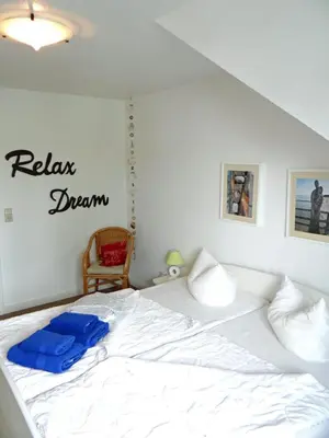 Ein Bett oder Betten in einem Zimmer der Unterkunft Strandstr.51 Wohnung Nr.10