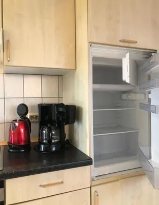 Küche/Küchenzeile in der Unterkunft Strandstr.51 Wohnungsnr.11