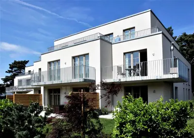 Das Gebäude in dem sich die Ferienwohnung befindet