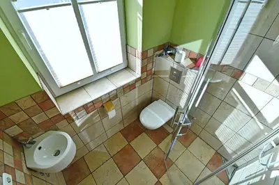 Ein Badezimmer in der Unterkunft Haus EMMA WF-03 rechte Haushälfte