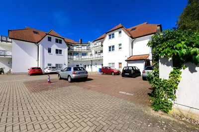 Das Gebäude in dem sich die Ferienwohnung befindet