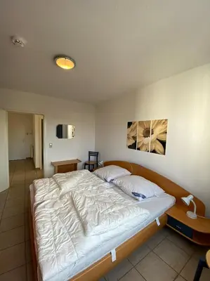 Ein Bett oder Betten in einem Zimmer der Unterkunft Strandstr.51 Wohnungsnr.3