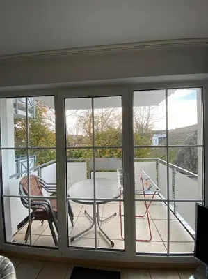 Ein Balkon oder eine Terrasse in der Unterkunft Strandstr.51 Wohnungsnr.3