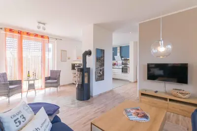 TV/Unterhaltungsangebot in der Unterkunft Haus DE LOOP