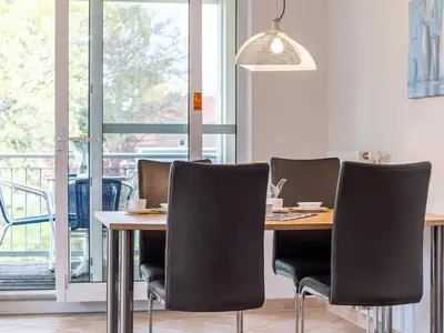 Ein Sitzbereich in der Unterkunft Schulstraße FeWo S4 (DG links)