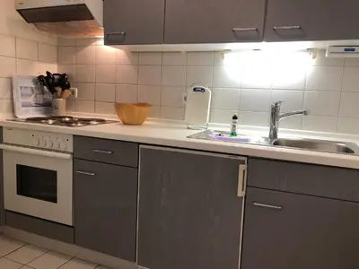 Küche/Küchenzeile in der Unterkunft Stromstrasse 2 Whg.7