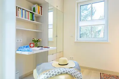 Die Bibliothek in der Ferienwohnung