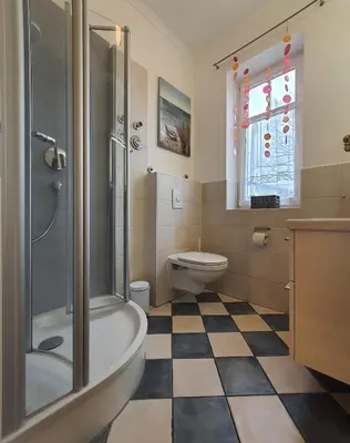 Ein Badezimmer in der Unterkunft Villa Balticum