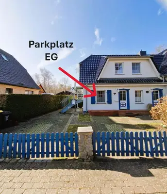 Das Gebäude in dem sich die Ferienwohnung befindet