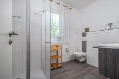 Ein Badezimmer in der Unterkunft Strandoase Typ STO-A STRANDOASE Whg. SO2