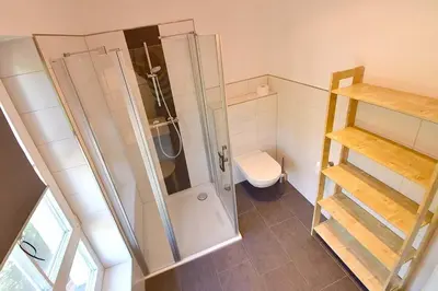 Ein Badezimmer in der Unterkunft Strandoase Typ STO-A STRANDOASE Whg. SO8