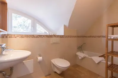 Ein Badezimmer in der Unterkunft STRANDHAUS 43