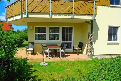 Ein Balkon oder eine Terrasse in der Unterkunft BIRKENHOF Whg. BH-41