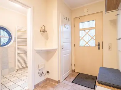 Ein Badezimmer in der Unterkunft Ferienhaussiedlung Strandperlen Sanddornhof 6b (Typ VII)