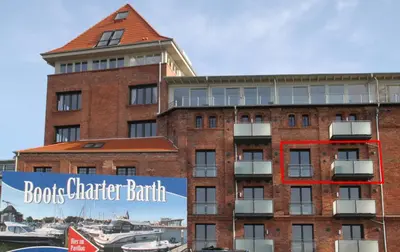 Das Gebäude in dem sich die Ferienwohnung befindet