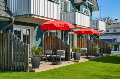 Das Gebäude in dem sich die Ferienwohnung befindet