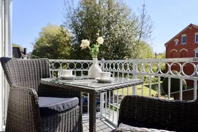 Ein Balkon oder eine Terrasse in der Unterkunft Suite Windkieker