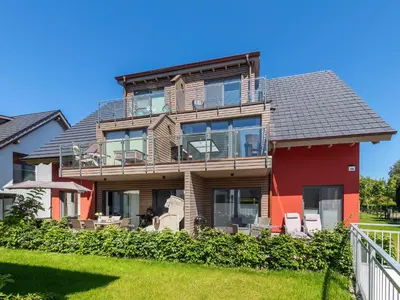 Das Gebäude in dem sich die Ferienwohnung befindet