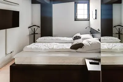 Ein Bett oder Betten in einem Zimmer der Unterkunft Meine Speicher-Zeit