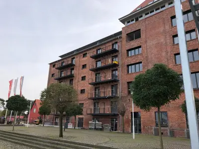 Das Gebäude in dem sich die Ferienwohnung befindet