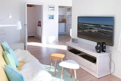 TV/Unterhaltungsangebot in der Unterkunft Kranichflug