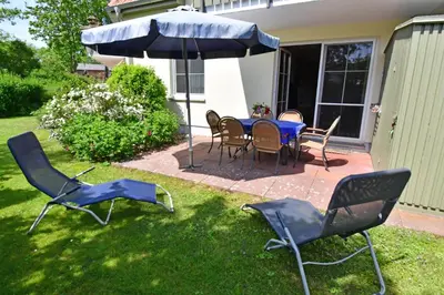 Ein Garten an der Unterkunft ALTES WASSERWERK Whg. AW-06