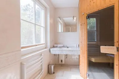Ein Badezimmer in der Unterkunft Haus WINDFLÜCHTER Whg. LF 5.1