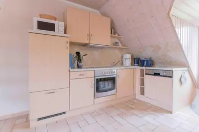 Küche/Küchenzeile in der Unterkunft Haus WINDFLÜCHTER Whg. LF 5.2