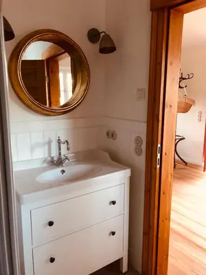 Ein Badezimmer in der Unterkunft Katjas Kate Mansarde