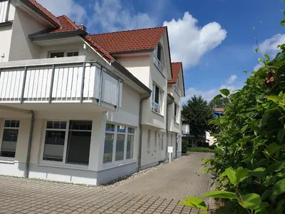 Das Gebäude in dem sich die Ferienwohnung befindet