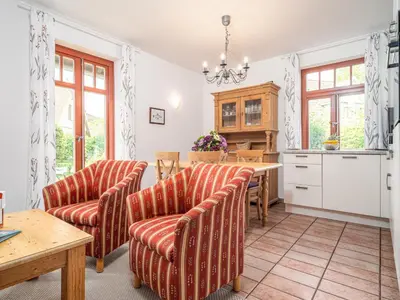 Küche/Küchenzeile in der Unterkunft Ferienhaussiedlung Strandperlen Weidenhof 4a (Typ III)