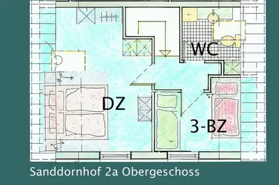 Grundriss der Unterkunft Ferienhaussiedlung Strandperlen Sanddornhof 2a (Typ VIII)
