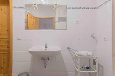 Ein Badezimmer in der Unterkunft Haus zum Strand HAUS ZUM STRAND Whg 3.3
