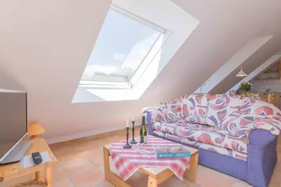TV/Unterhaltungsangebot in der Unterkunft Haus zum Strand HAUS ZUM STRAND Whg 3.3