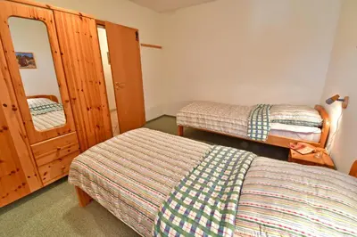 Ein Bett oder Betten in einem Zimmer der Unterkunft ALTES WASSERWERK Whg. AW-07