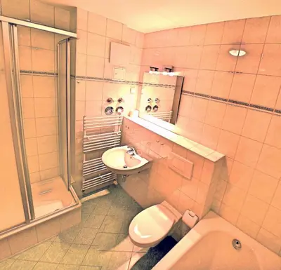 Ein Badezimmer in der Unterkunft ALTES WASSERWERK Whg. AW-07