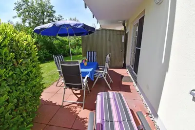 Ein Garten an der Unterkunft ALTES WASSERWERK Whg. AW-07