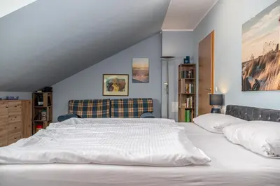 Ein Bett oder Betten in einem Zimmer der Unterkunft ALTES WASSERWERK Whg. AW-24