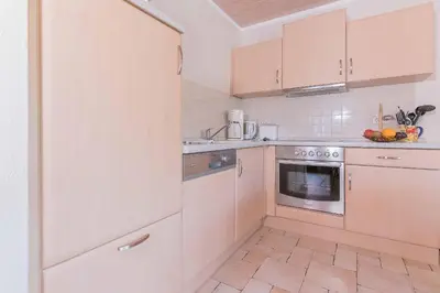 Küche/Küchenzeile in der Unterkunft Haus WINDFLÜCHTER Whg. LF 6.2