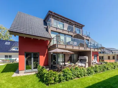 Das Gebäude in dem sich die Ferienwohnung befindet
